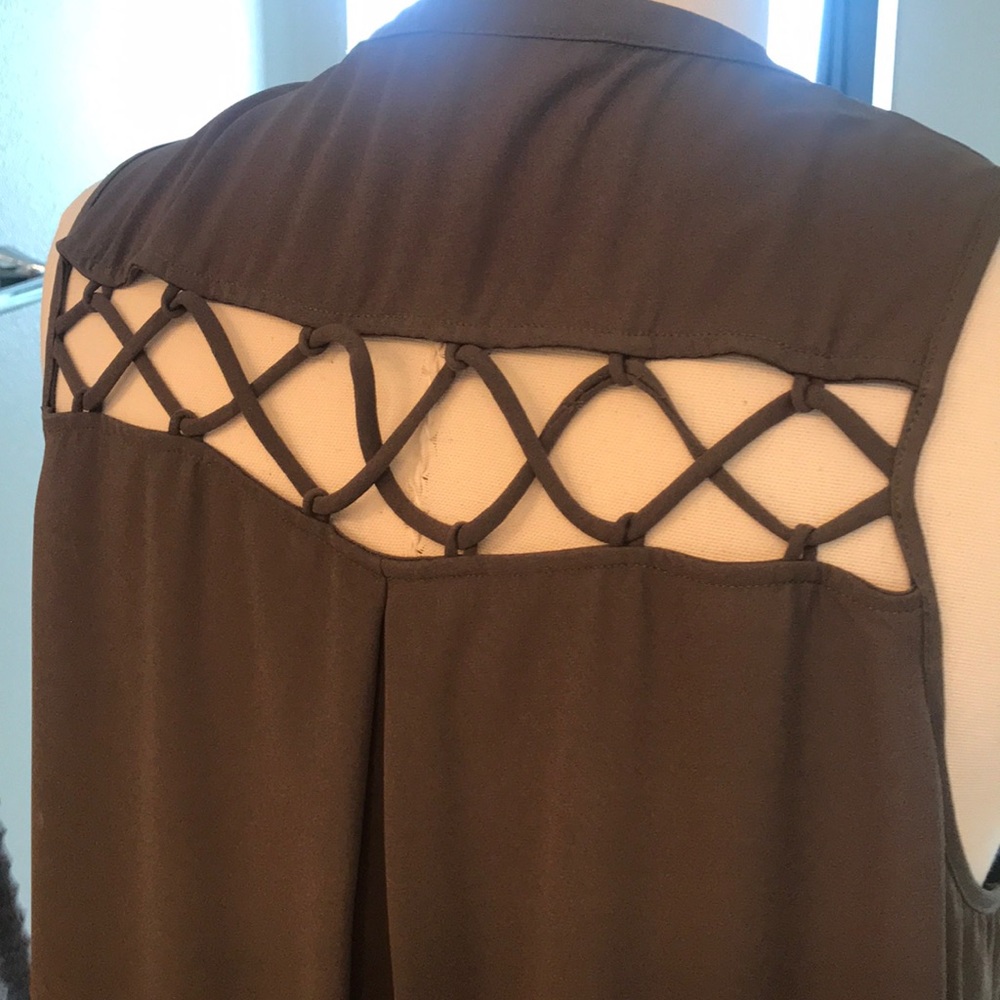 Olive tunic - Picture 3 of 4
